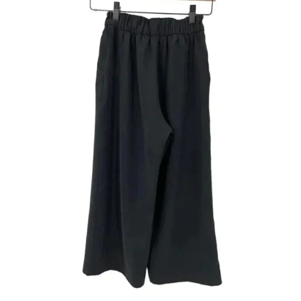 Lululemon Noir Crop Tie Waist Pant in Black Size 6